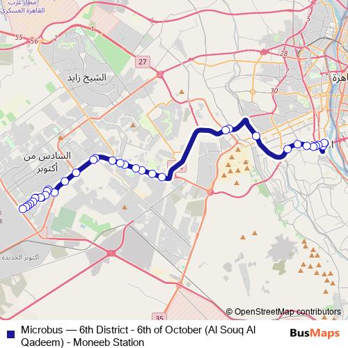 Microbus bus Line Map