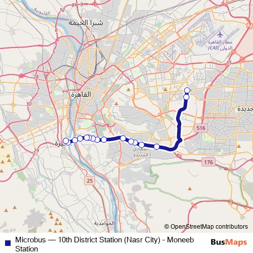 Microbus bus Line Map