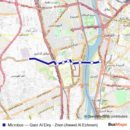 Microbus bus Line Map