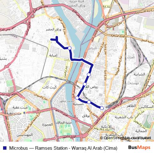 Microbus bus Line Map