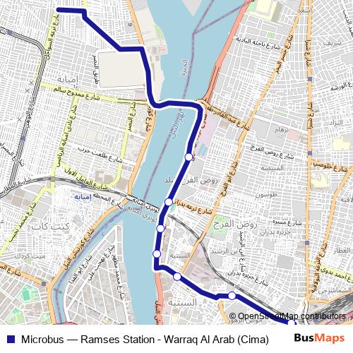 Microbus bus Line Map