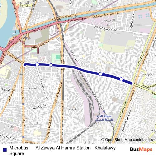 Microbus bus Line Map