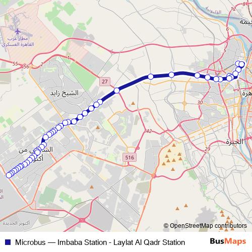 Microbus bus Line Map