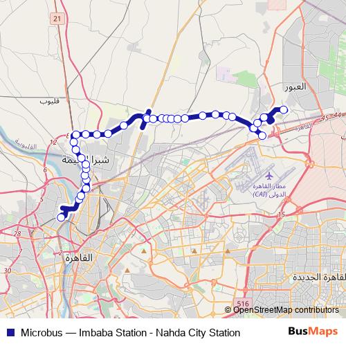 Microbus bus Line Map