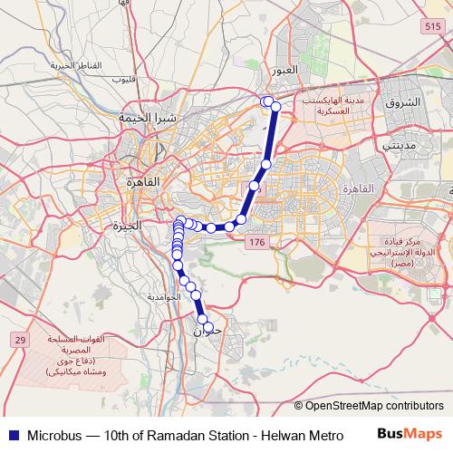Microbus bus Line Map