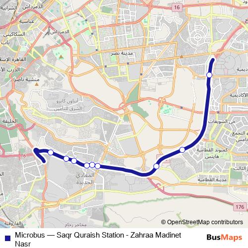 Microbus bus Line Map