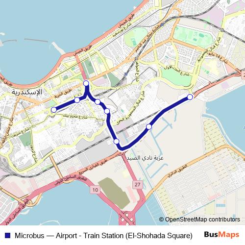 Microbus bus Line Map