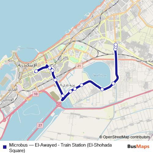 Microbus bus Line Map
