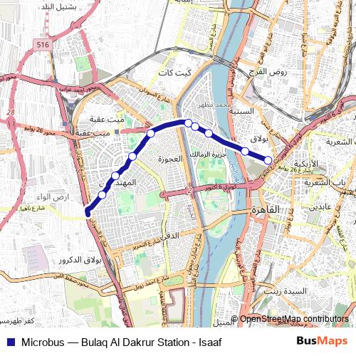Microbus bus Line Map