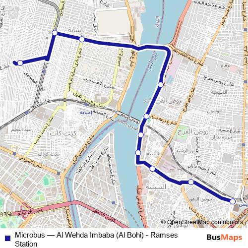 Microbus bus Line Map