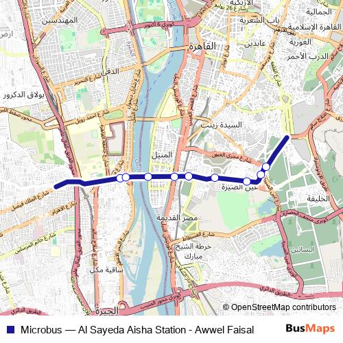 Microbus bus Line Map