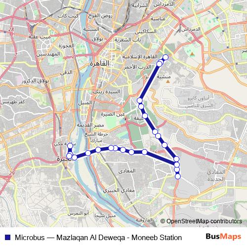 Microbus bus Line Map