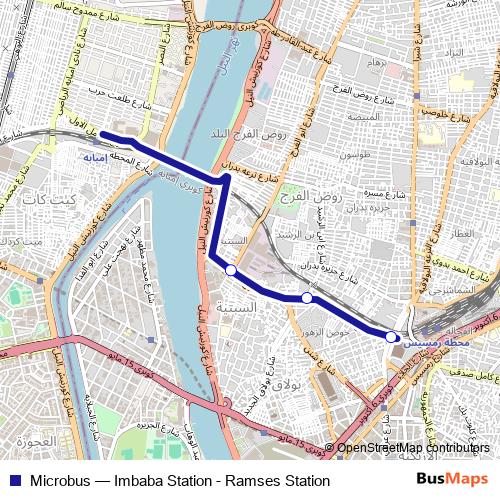 Microbus bus Line Map