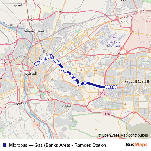 Microbus bus Line Map