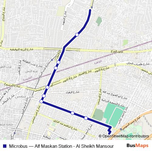 Microbus bus Line Map