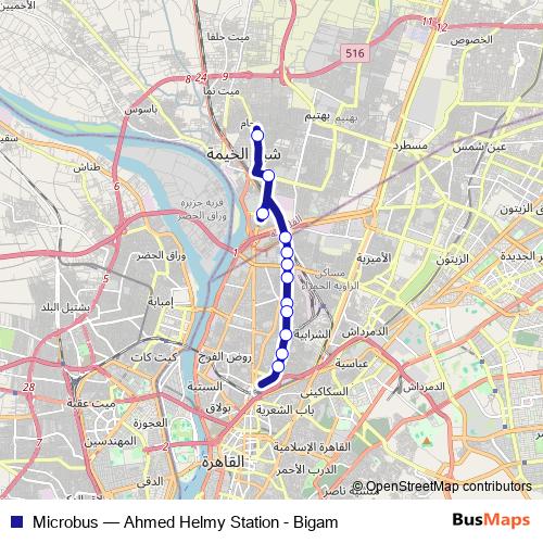 Microbus bus Line Map