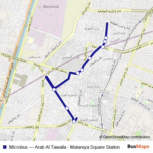 Microbus bus Line Map