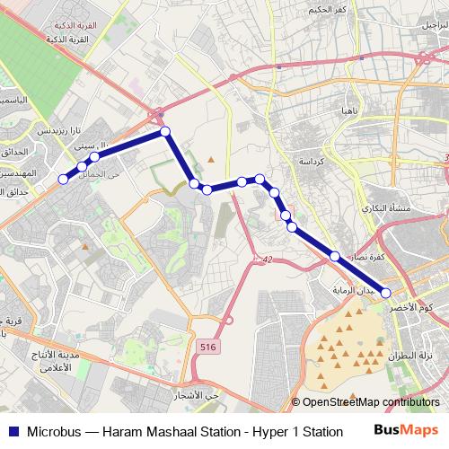 Microbus bus Line Map