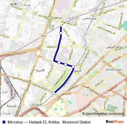 Microbus bus Line Map
