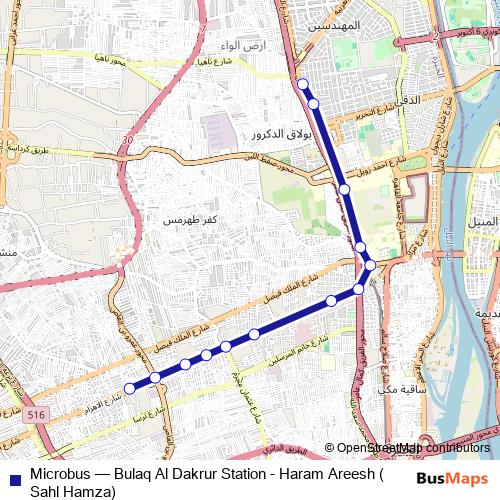 Microbus bus Line Map