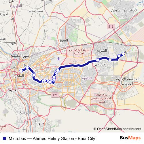 Microbus bus Line Map