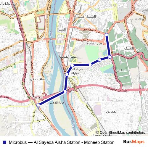 Microbus bus Line Map
