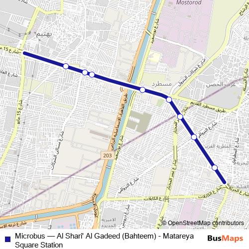 Microbus bus Line Map
