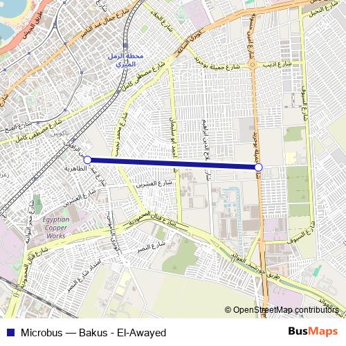 Microbus bus Line Map