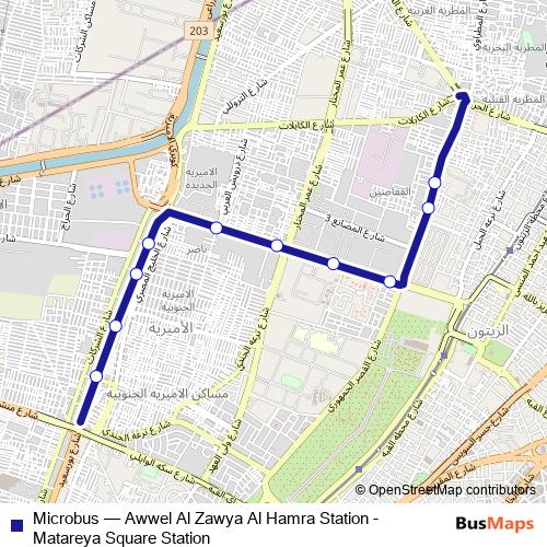 Microbus bus Line Map