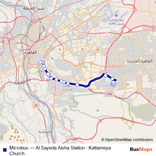 Microbus bus Line Map