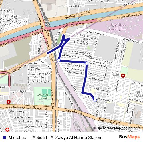 Microbus bus Line Map