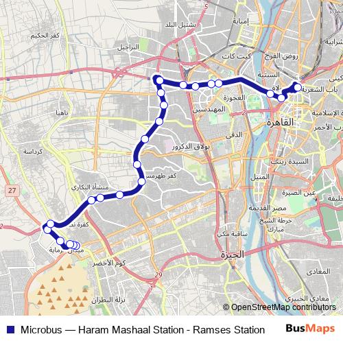 Microbus bus Line Map