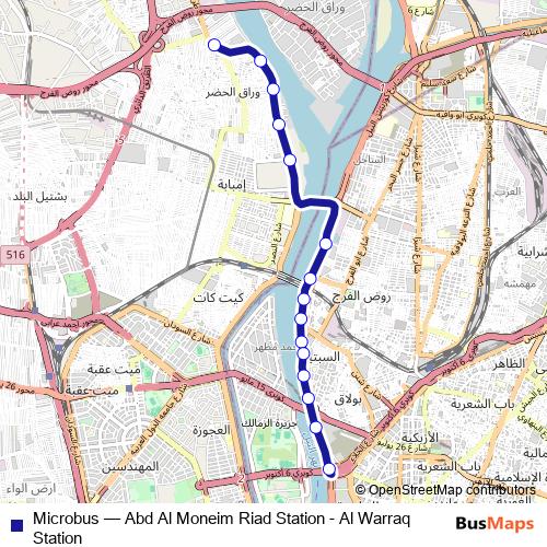 Microbus bus Line Map