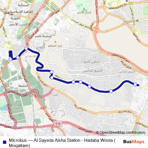 Microbus bus Line Map
