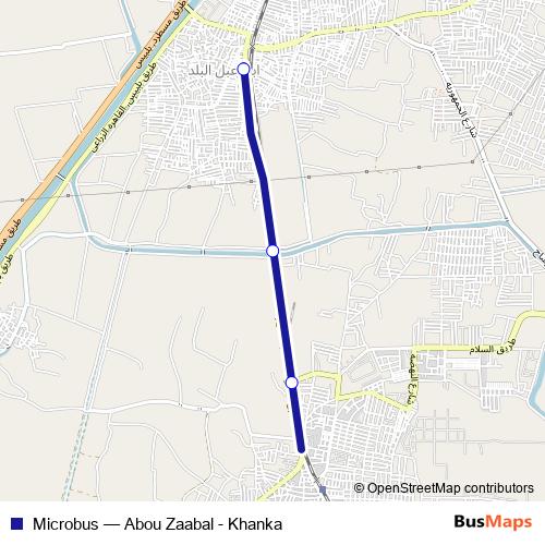 Microbus bus Line Map