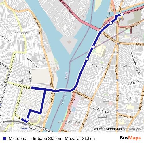 Microbus bus Line Map