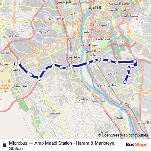 Microbus bus Line Map