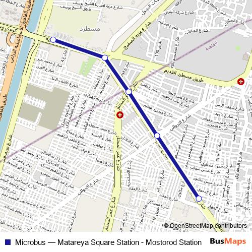 Microbus bus Line Map