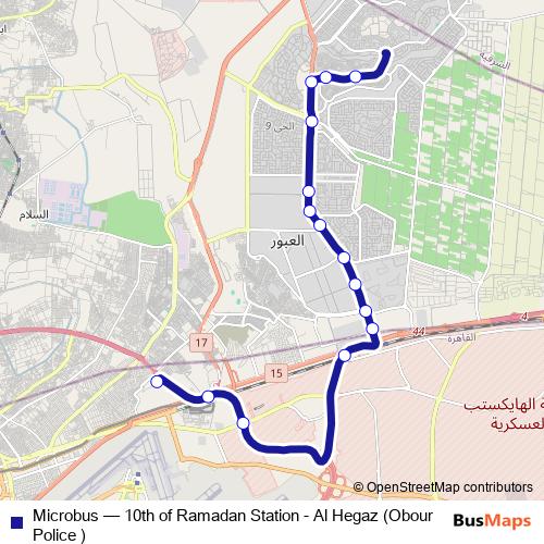 Microbus bus Line Map
