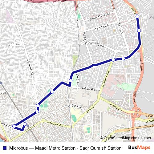 Microbus bus Line Map