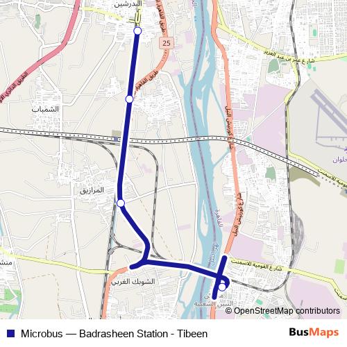 Microbus bus Line Map