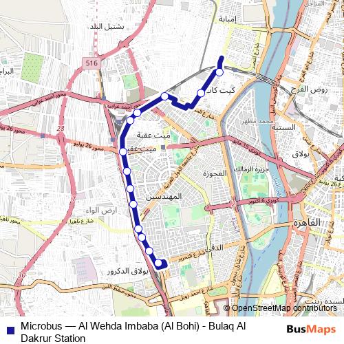 Microbus bus Line Map