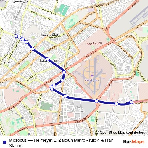Microbus bus Line Map