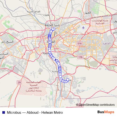 Microbus bus Line Map