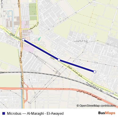 Microbus bus Line Map