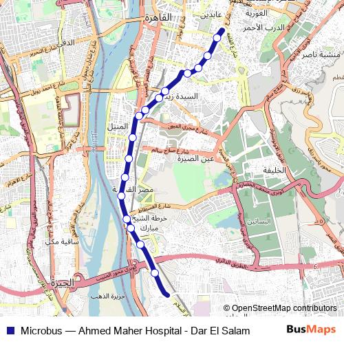 Microbus bus Line Map