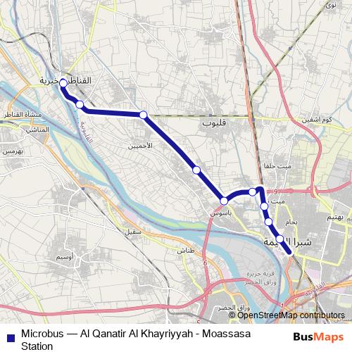 Microbus bus Line Map