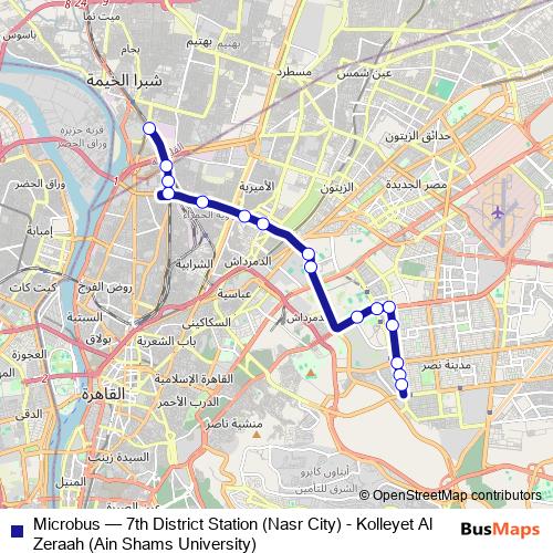 Microbus bus Line Map