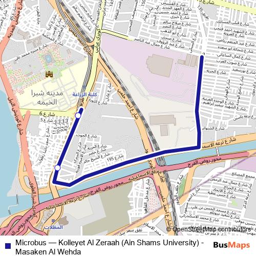 Microbus bus Line Map