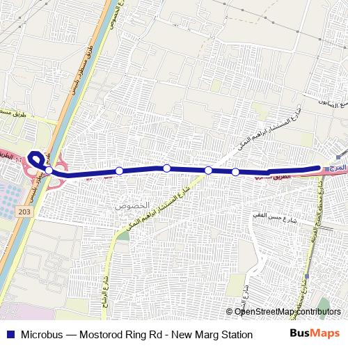 Microbus bus Line Map